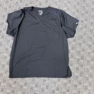 Edge by IRG‎  Black  Scrub Top 2Xl